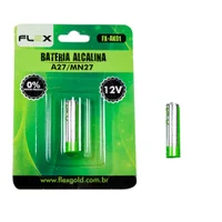 Bateria Alcalina A27 (cartela C/01 Uni.) Mod. Fx-ak01
