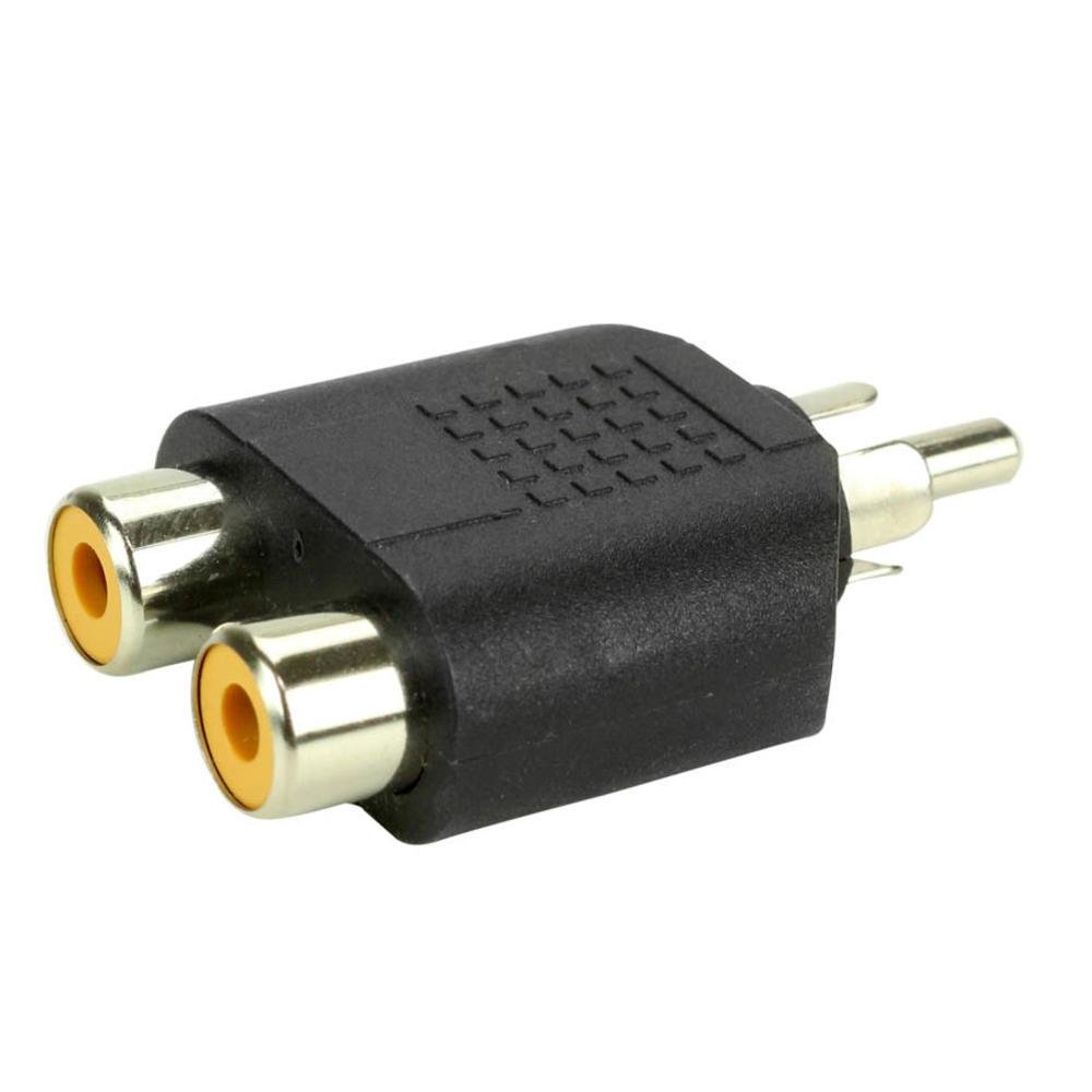 Imagem 2 de 2 do produto Adaptador Chip Sce, RCA Macho Para 2 RCA Femea