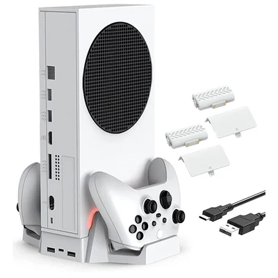 Base Dobe Cooler Xbox Series S Carregador Controle Bateria 800mah
