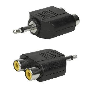 Adaptador Chip Sce, P2 Mono x 2 Jack RCA