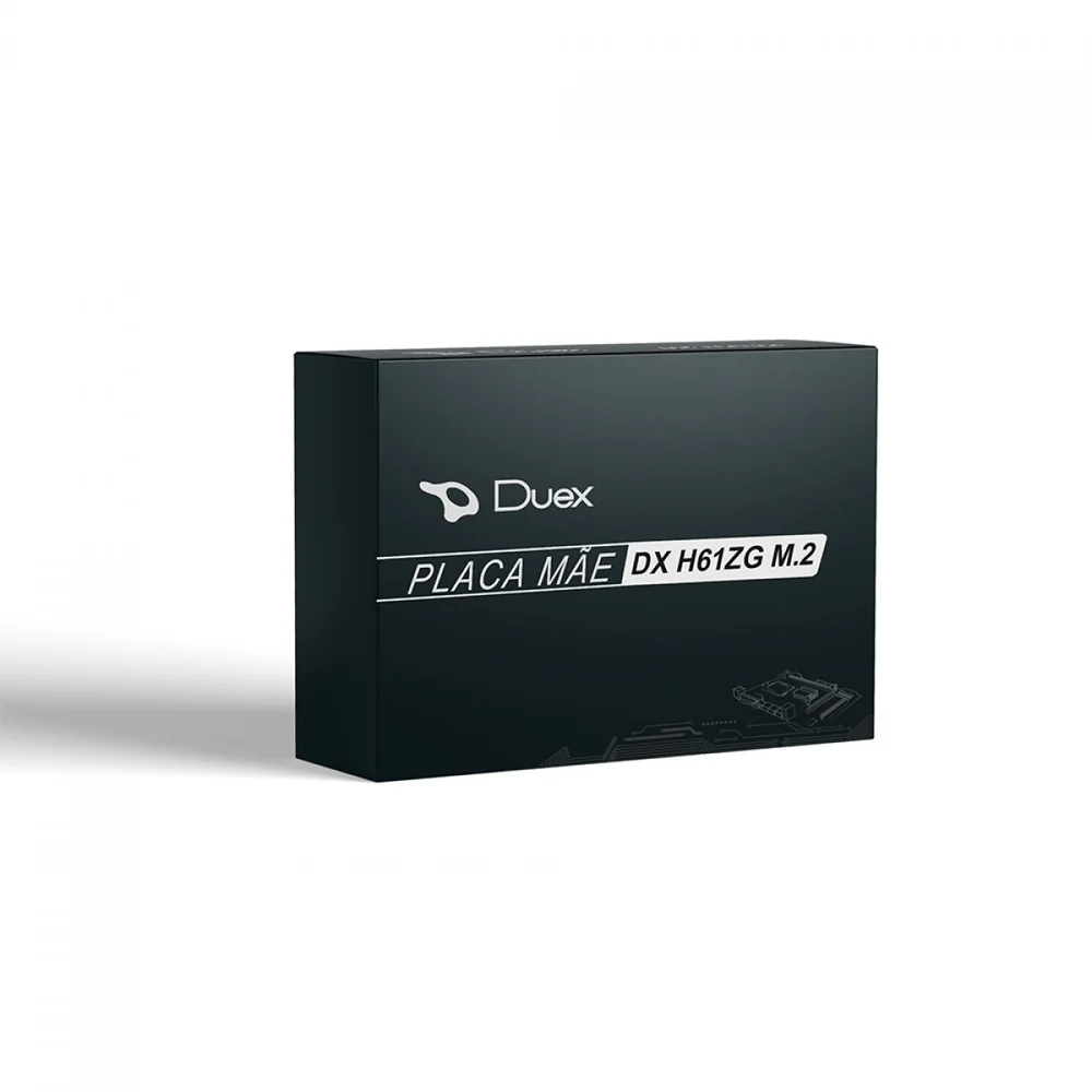 Placa Mãe Duex Dx-h61zg M2, Chipset H61, Intel LGA 1155, Matx, DDR3, 2ª E 3ª Geração 5