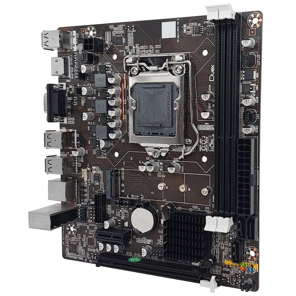 Placa Mãe Duex Dx-h61zg M2, Chipset H61, Intel LGA 1155, Matx, DDR3, 2ª E 3ª Geração 8