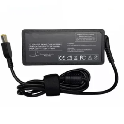 Fonte Notebook 20v 3.25a, Pino Retangular, Compatível Lenovo 2-136