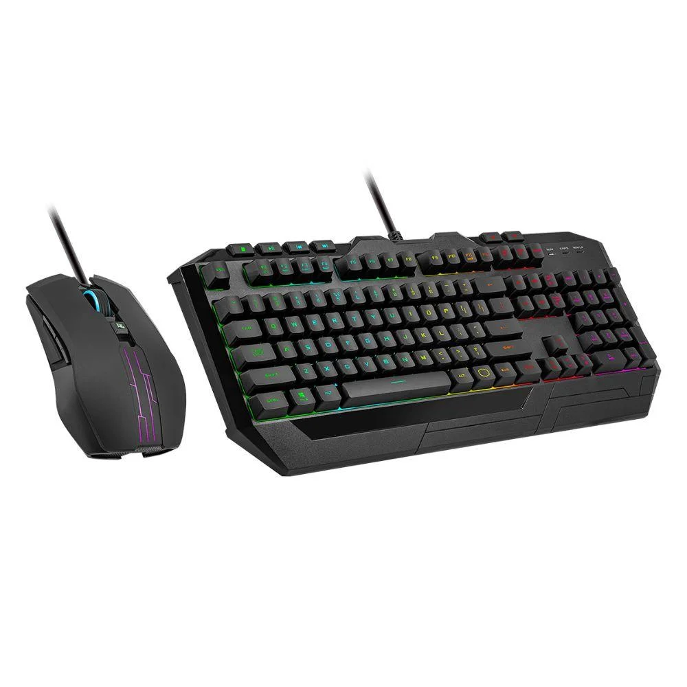 Imagem 2 de 5 do produto Kit Teclado E Mouse Gamer Cooler Master Sgb3000, RGB, Sensor Óptico