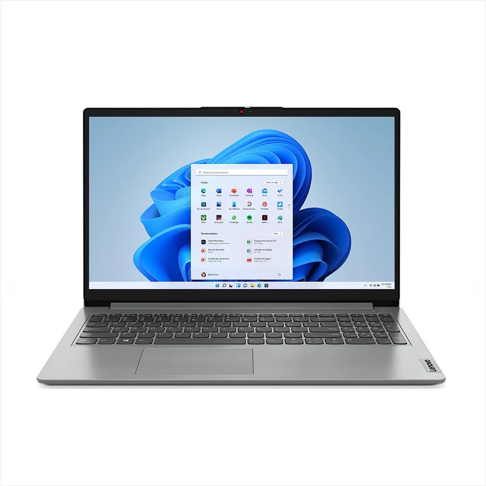 Notebook Lenovo Ultrafino Ideapad 1 R5-7520u 8gb 512gb SSD Windows 11 15.6´´ 82x5000gbr Cloud Grey Notebook Lenovo Ultrafino Ideapad 1 R5-7520u 8gb 512gb SSD Windows 11 15.6´´ 82x5000gbr Cloud Grey