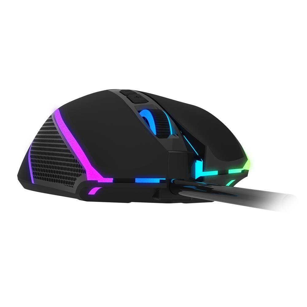 Imagem 2 de 5 do produto Mouse Com Fio Gamer Xt Racer, 7.200k DPI, RGB, 7 Botões, Conexão USB 2.0