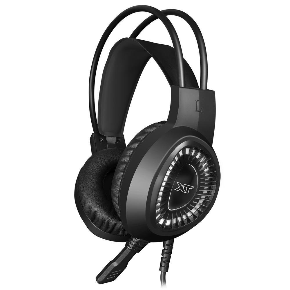 Imagem 5 de 5 do produto Fone De Ouvido Com Fio Headset Gamer Xt Racer Sound, RGB, Conexão P3, Cancelamento de Ruído
