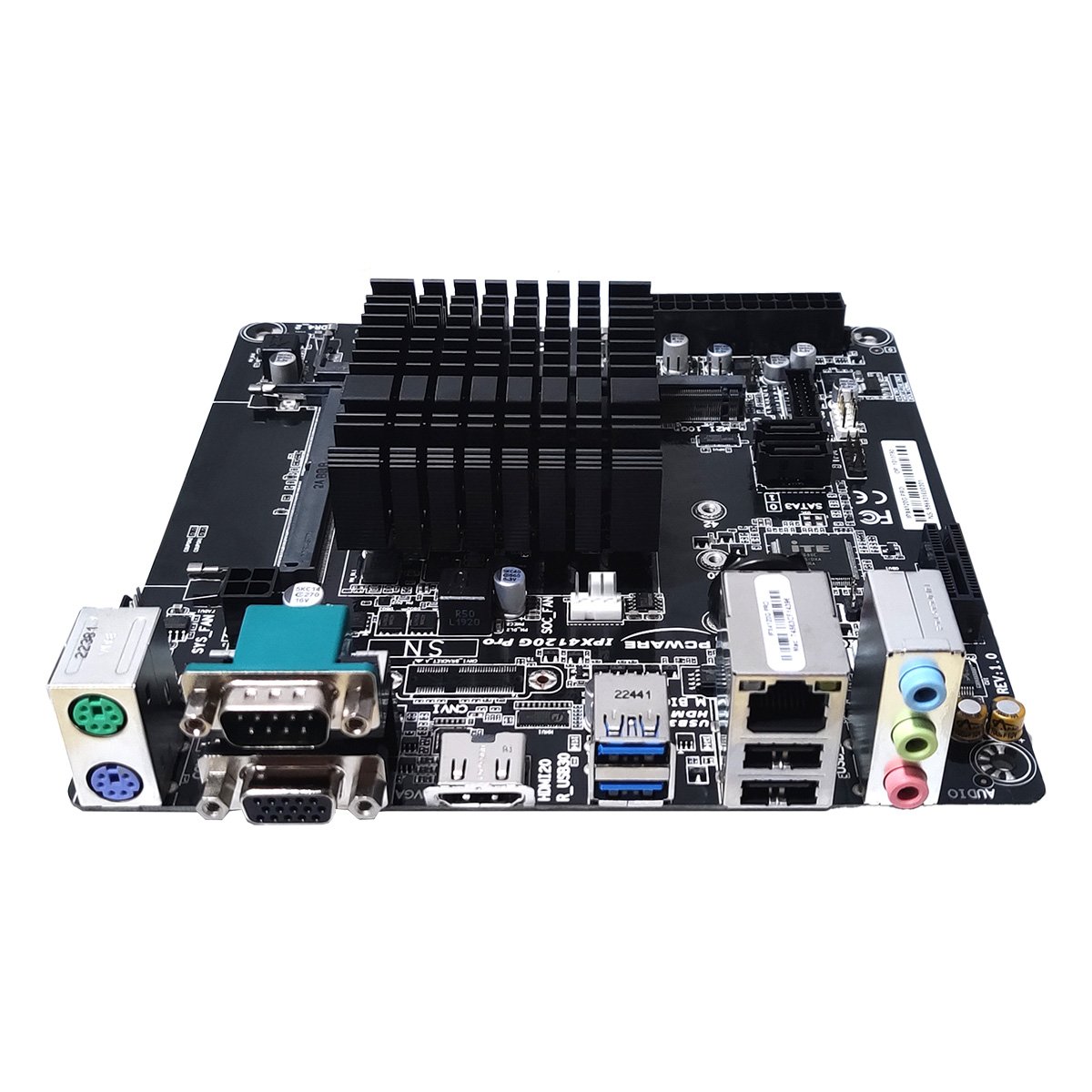 Placa Mãe Mini-itx Pcware Ipx4120g, Pro Intel Quad Core