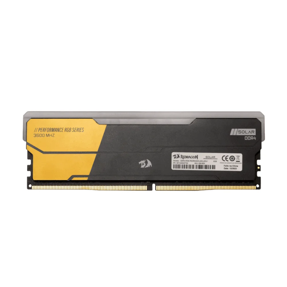 Memória Gamer Redragon Solar 16GB DDR4 KaBuM