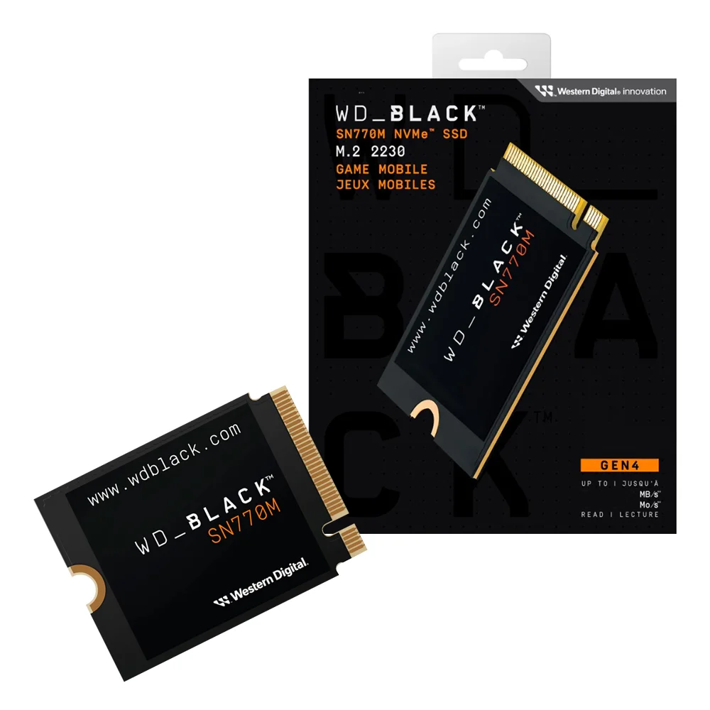 内蔵型SSD WD_Black SN770M NVMe SSD WDS500G3X0G SSD Wd Black Sn770m 500GB Nvme M2 2230 KaBuM
