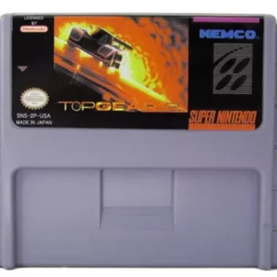 Jogo Retro , Para Video Game Super Nintendo, Top Gear 2