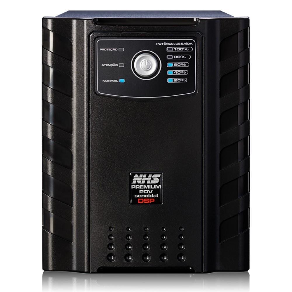 Imagem 2 de 2 do produto Nobreak Nhs Premium Pdv Senoidal Gii 1000va Ent. Bivolt S.220v Ou 120v, 3x7ah Eng USB - 91.a1.010001