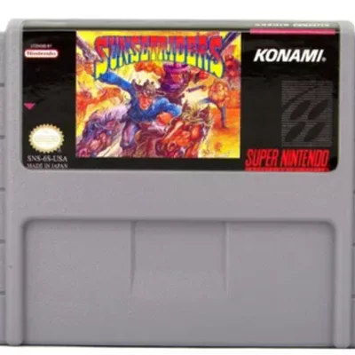 Jogo Retro Super Nintendo, Sunset Riders Velho Oeste