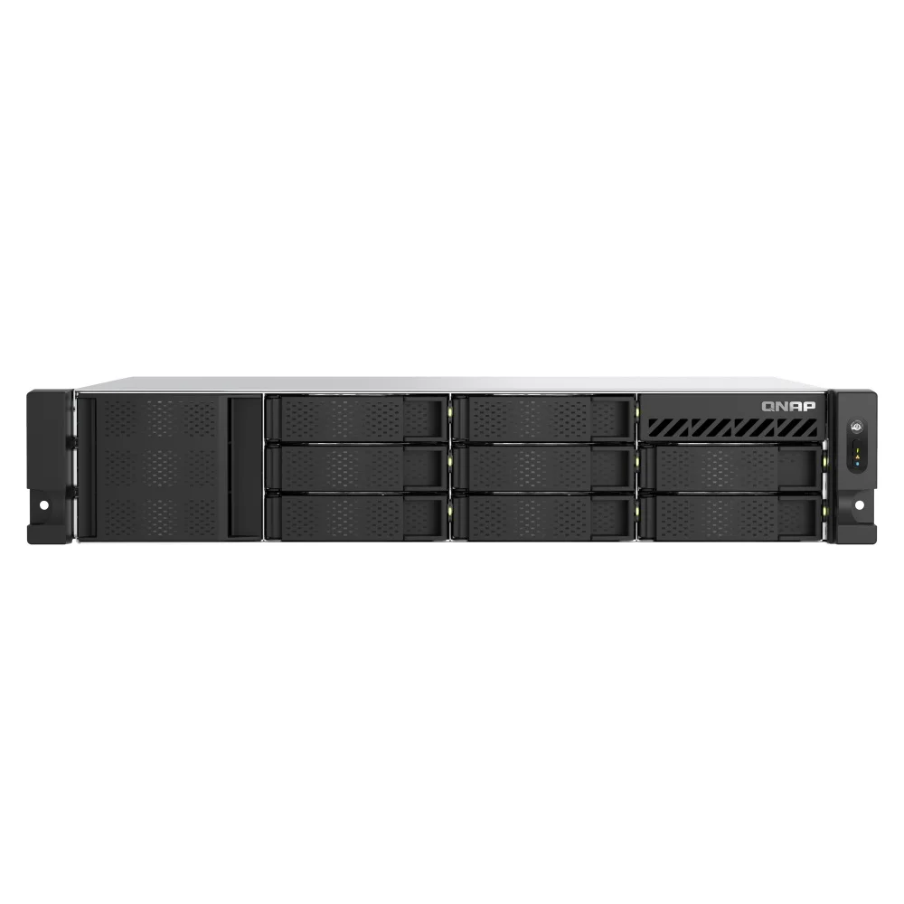 Storage Qnap Intel Atom C5125 2.8ghz, 8 Core, 8GB, DDR4, 8 Baias Rack 2u - Ts-855eu-8g