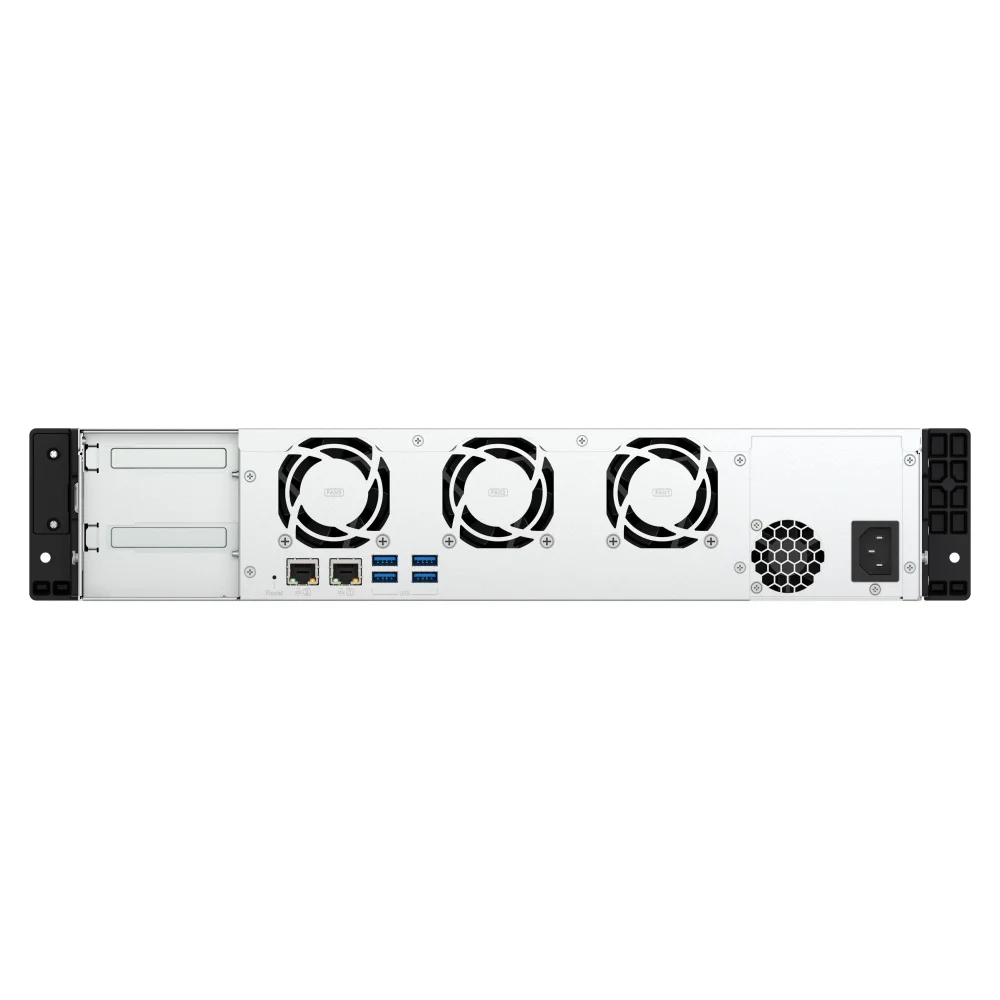 Storage Qnap Intel Atom C5125 2.8ghz, 8 Core, 8GB, DDR4, 8 Baias Rack 2u - Ts-855eu-8g