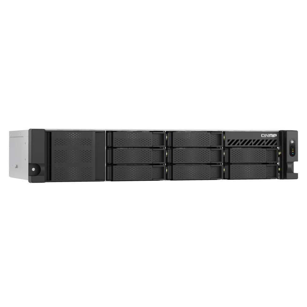 Storage Qnap Intel Atom C5125 2.8ghz, 8 Core, 8GB, DDR4, 8 Baias Rack 2u - Ts-855eu-8g
