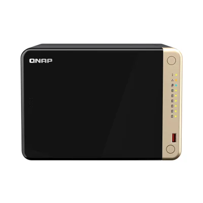 Storage Nas Qnap Celeron N5095, 8GB, 2.5 Gigabit Torre, 6 Baias - Ts-664-8g