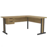 Mesa De Escritório Kappesberg, 2 Gavetas, Estrutura Em Mdp, Versatile