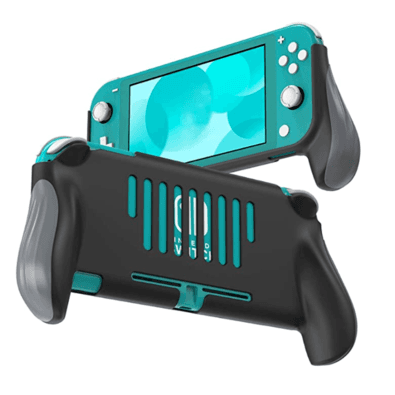 Case Hand Grip Radalishop Protecao Ergonomica Nintendo Switch Lite Black