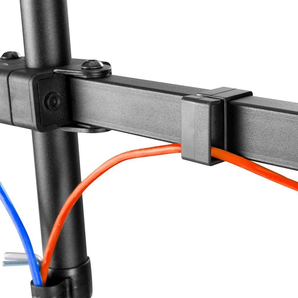 Imagem 3 de 5 do produto Suporte Bi-articulado De Mesa Para 2 Monitores De 13"a 32",