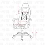 Cadeira Gamer Fox Vulpes, Com Ajuste Reclinável, Com Almofadas Até 110kg, Branco