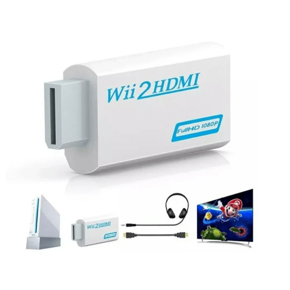 Imagem 2 de 5 do produto Adaptador Conversor HDMI Fy Nintendo Wii, Wii2hdmi, Video 1080p