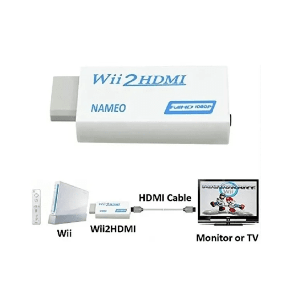 Imagem 5 de 5 do produto Adaptador Conversor HDMI Fy Nintendo Wii, Wii2hdmi, Video 1080p