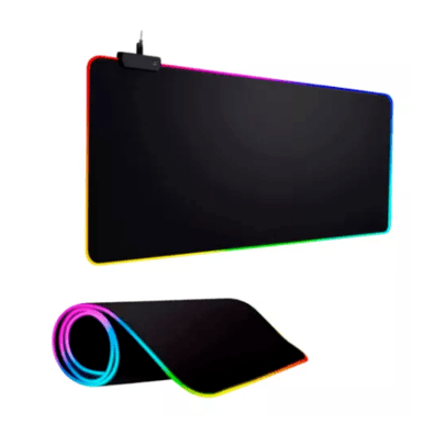 Mouse Pad Gamer Gaming, Dimensões 80x30cm, USB, LED, RGB