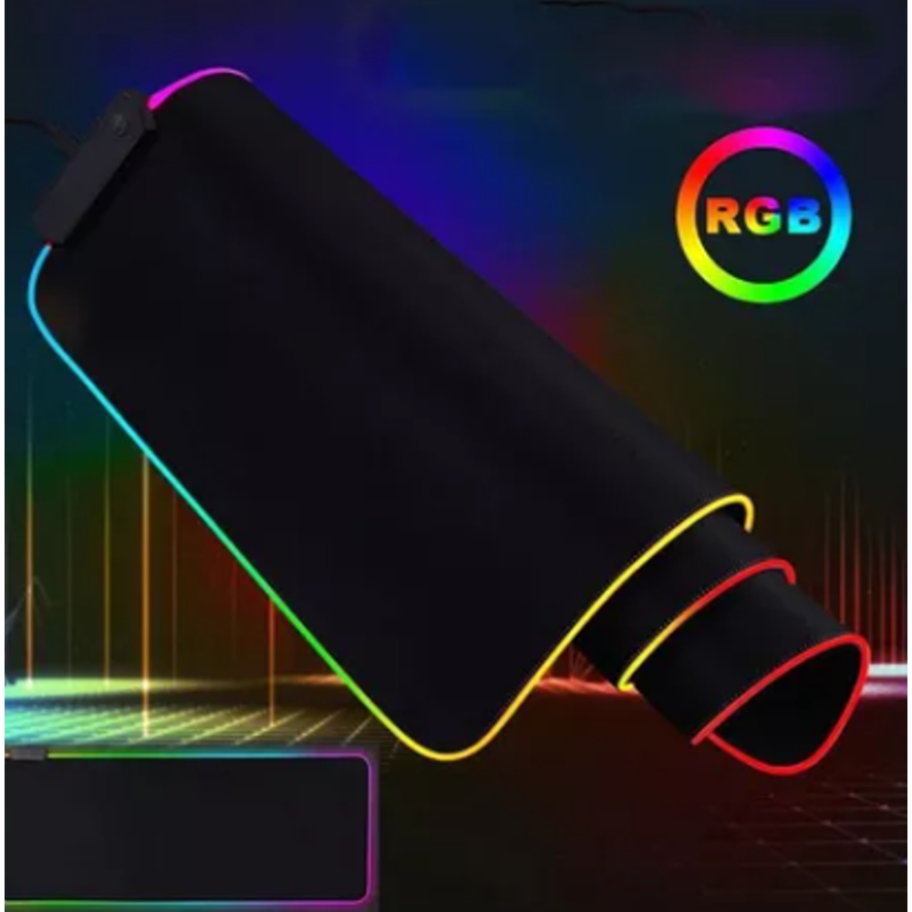 Imagem 3 de 3 do produto Mouse Pad Gamer Gaming, Dimensões 80x30cm, USB, LED, RGB