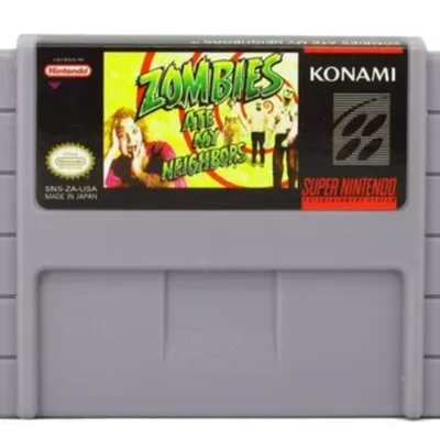 Jogo Retro Super Nintendo, Zombies Ate My Neighbors