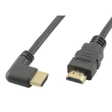 Cabo HDMI Gold 90 Graus - 2.0 4k Hdr 19p 2m