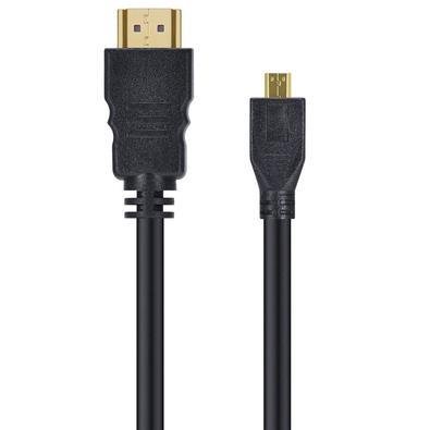Cabo HDMI 2.0 4k Hdr 19p 2m Para Micro HDMI