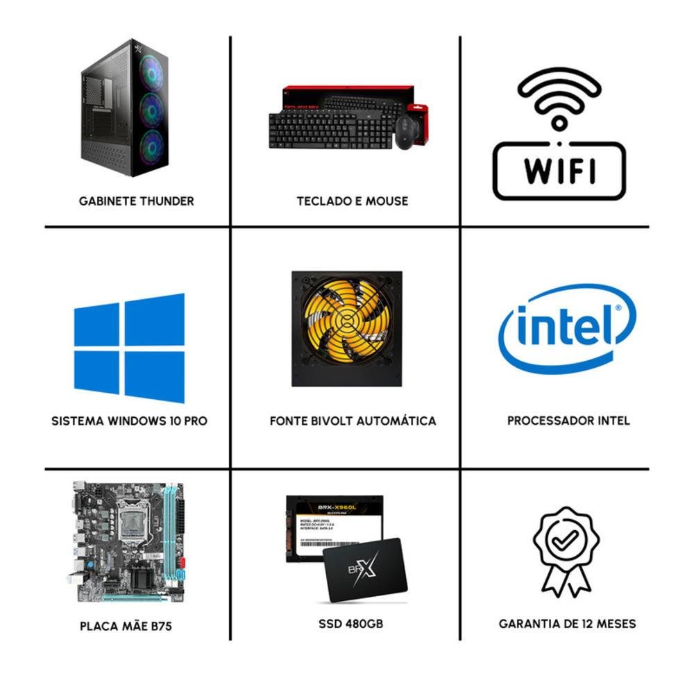 Pc Gamer I7 2600 16Gb Gt 610 2Gb KaBuM