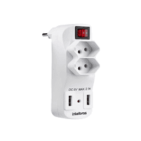 Adaptador De Tomada Yins, 2 Entradas, 2 USB - Yp8114