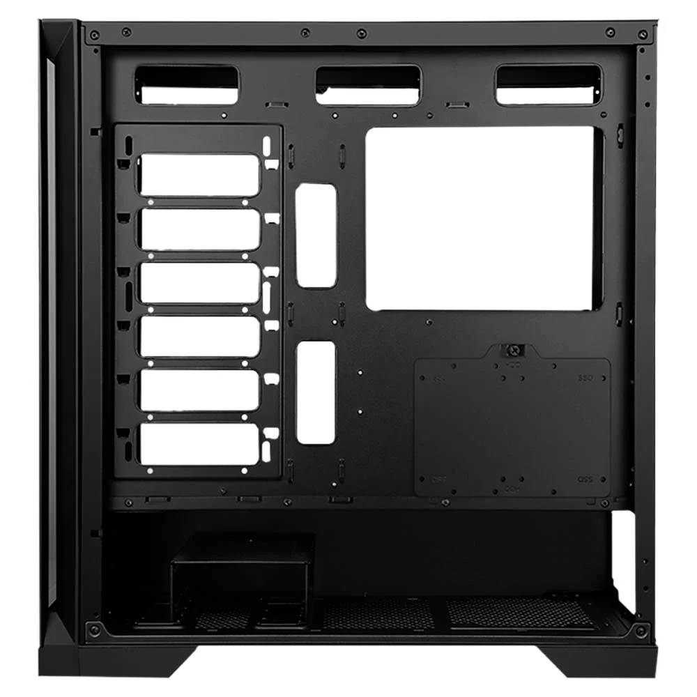 Imagem 2 de 3 do produto Gabinete Gamer Neologic Titan, ATX, Vidro Temperado, Com 3 Fans RGB, Preto - Nltitn