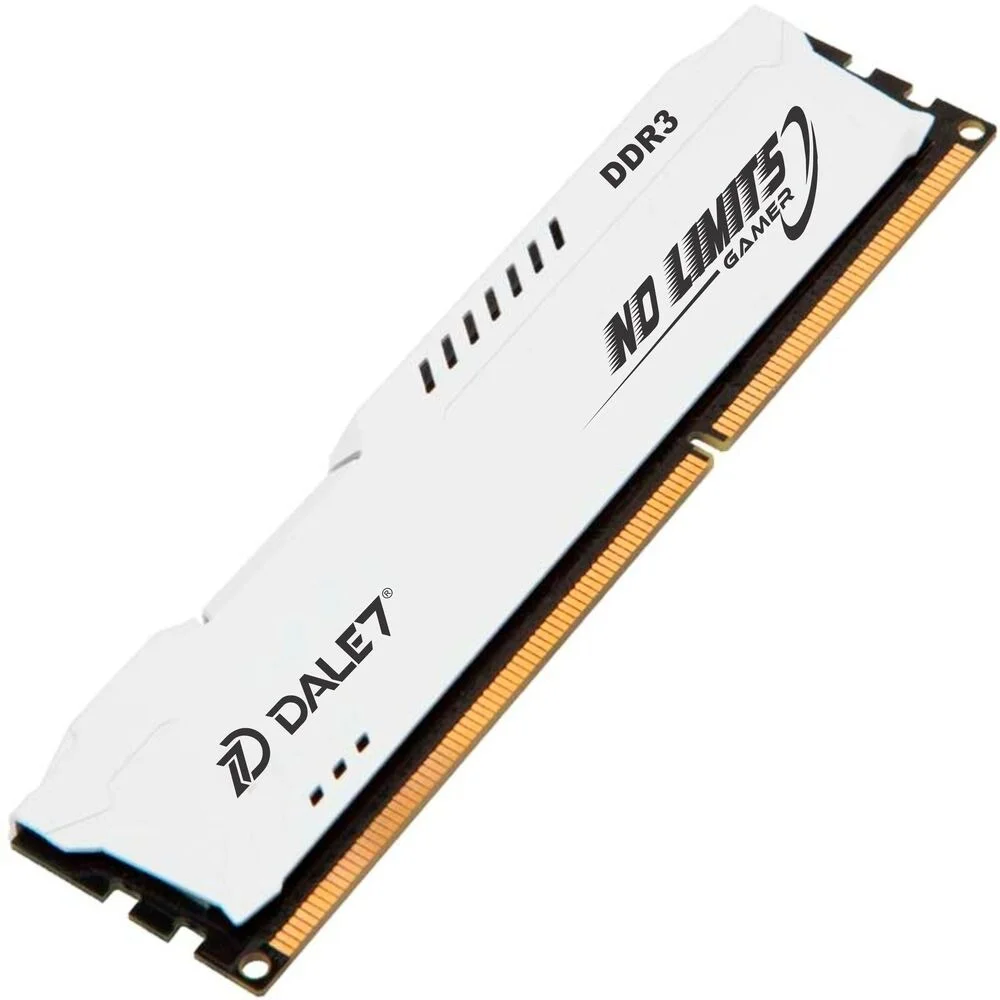 Memória Gamer Dale7 No Limits, 4GB, 1333Mhz, DDR3, Desktop, Branco