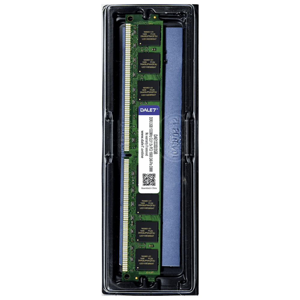 Imagem 2 de 2 do produto Memória Dale7, 2GB, 1333Mhz, DDR3, Desktop, 1.5v