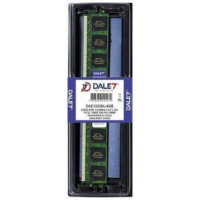 Memória Dale7, 4GB, 1333Mhz, DDR3L, Desktop 1.35v