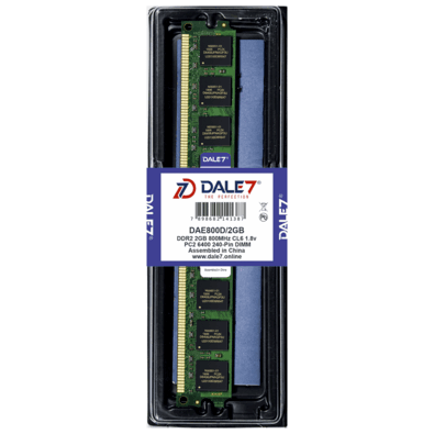 Memória Dale7,2GB, 800Mhz, DDR2, Desktop, 1.8v