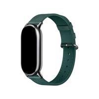 Bracelete De Couro Para Xiaomi Smart Band 8, Verde
