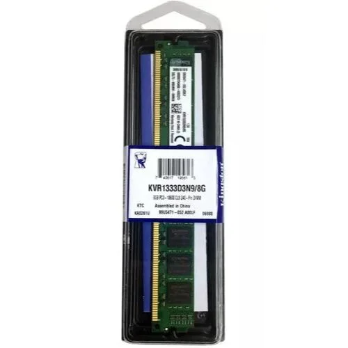 Memoria Kingston, 8GB, DDR3, 1333mhz - Kvr1333d3n9/8g.