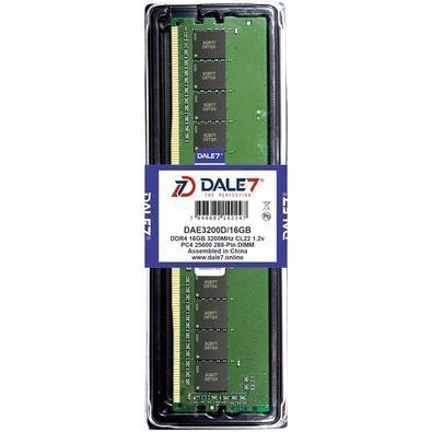 Memória Dale7, 16GB, 3200Mhz, DDR4, Desktop, 1.2v