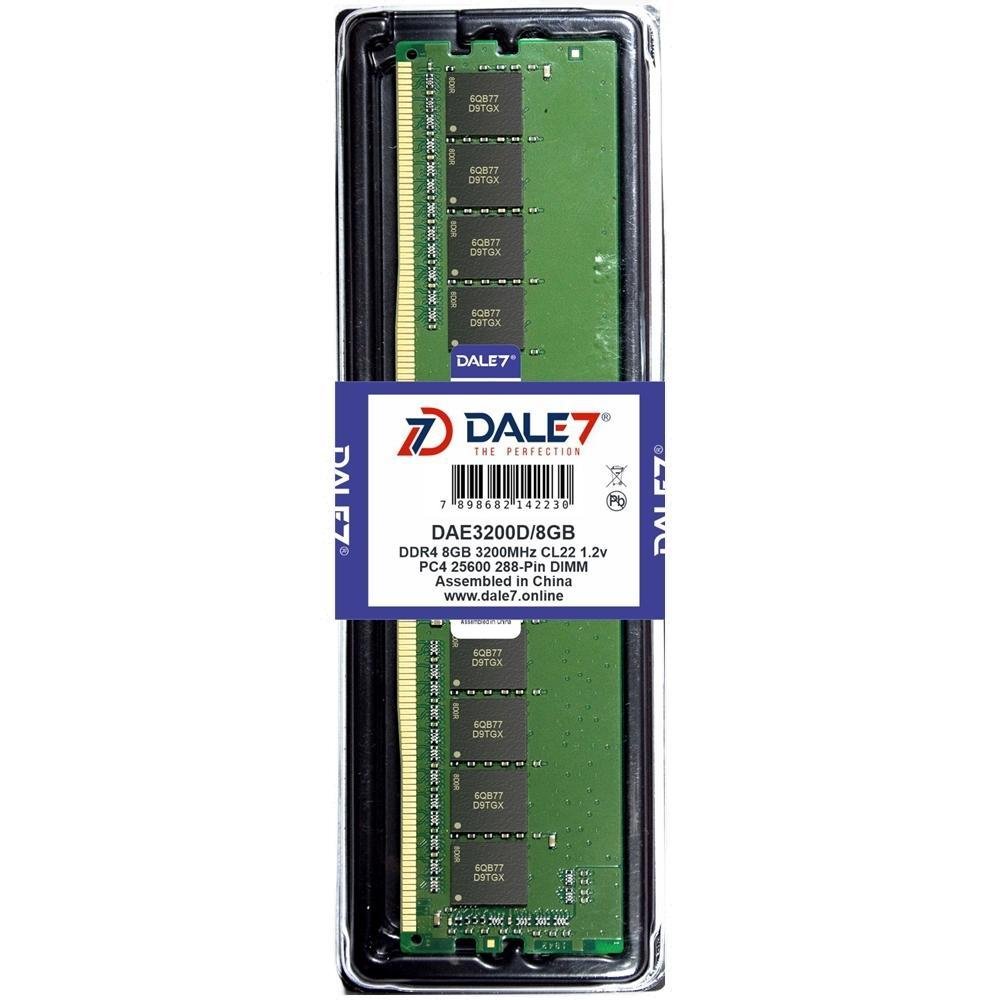 Memória Dale7 8GB 3200 Mhz DDR4 Desktop KaBuM