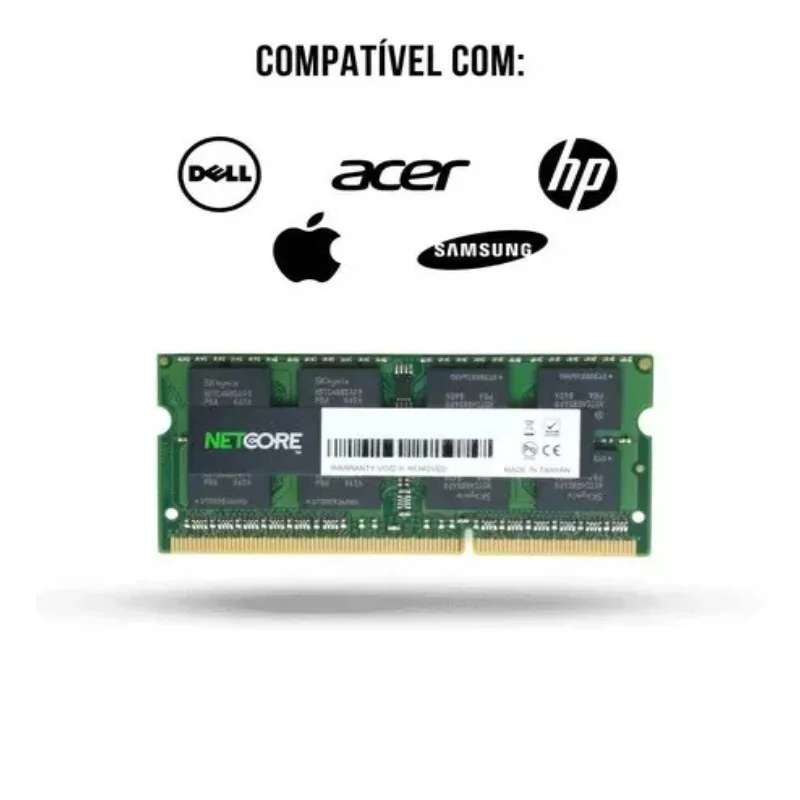 Memória Ram Notebook Netcore Ddr4 KaBuM