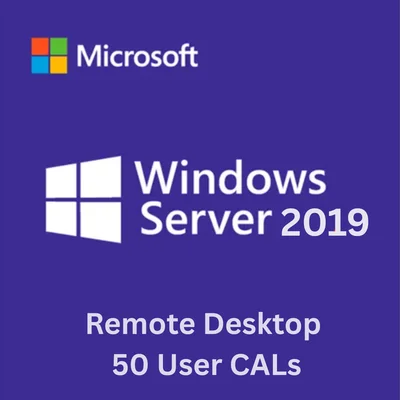 50 User CAL RDS 2019 Microsoft – Licenças de Acesso Remoto para Windows Server 2019