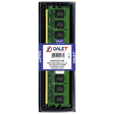 Memória Dale7, 1GB, 533Mhz, DDR2, Desktop, 1.8v