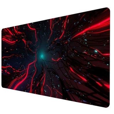 Mouse Pad Gamer Speed Extra Grande Profissional 60x30 - Raio Vermelho
