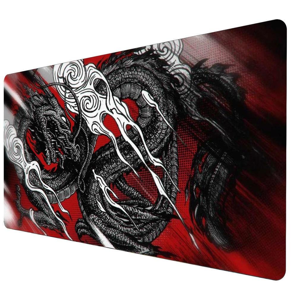 Mouse Pad Gamer Speed Extra Grande Profissional 90x40 - Dragão Negro cartoon Mouse Pad Gamer Speed Extra Grande Profissional 90x40 - Dragão Negro cartoon