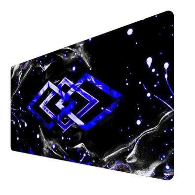 Mouse Pad Gamer Speed Extra Grande Profissional 80x40  - Abstrato Azul