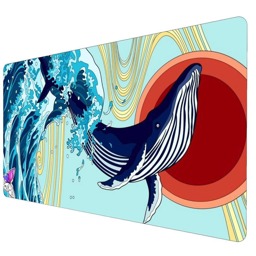 Mouse Pad Gamer Speed Extra Grande Profissional 70x30 - Baleia Mouse Pad Gamer Speed Extra Grande Profissional 70x30 - Baleia